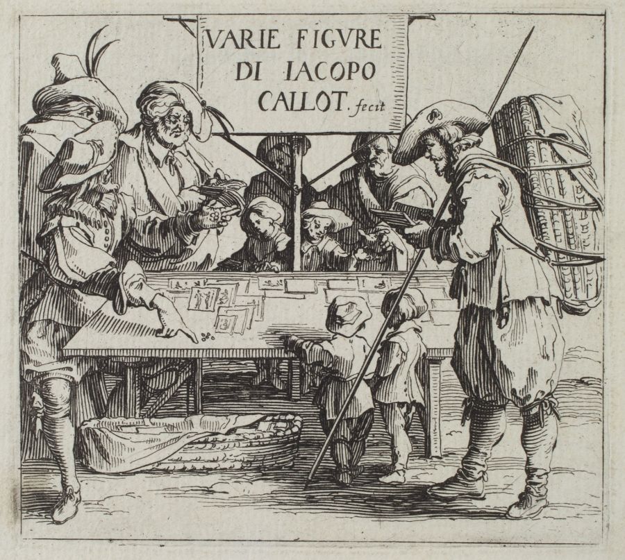 Jacques Callot - Frontispiece for the series Varie Figure