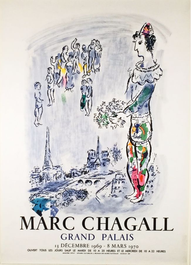 Marc Chagall - MARC CHAGALL GRAND PALAIS (THE MAGICIAN OF PARIS).