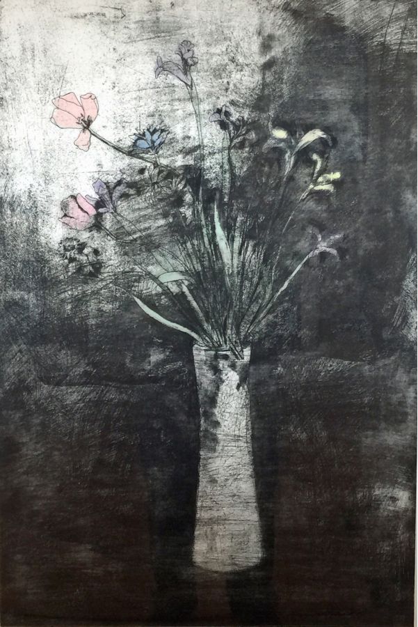 Jim Dine - HAND COLORED FLOWERS