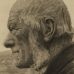 Georg Jahn - Old Farmer with Sideburns, Side View