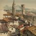Germaine De Coster - Roofs and Palace in Florence