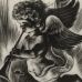 Lynd Ward - Herald Angel Sounds the Trumpet