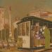Marion Osborn Cunningham - San Francisco Cable Car at Union Square