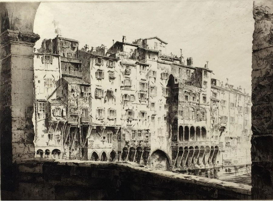 John Taylor Arms - From the Ponte Vecchio, Florence