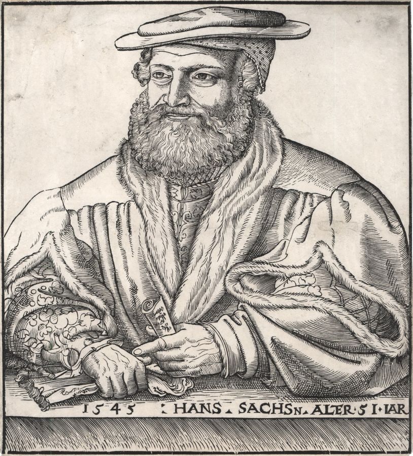 Lucas Cranach The Elder - Hans Sachs Alter 51 Jar [51 Years Old]