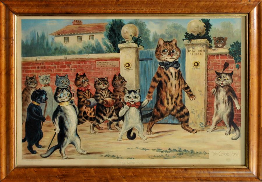 Louis Wain - The Good Puss and The Naughty Puss
