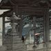 Kawase Hasui - Zentsuji Temple in the Rain