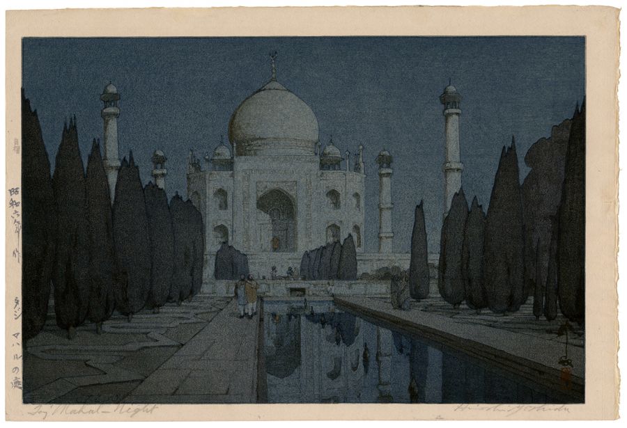 Hiroshi Yoshida - Taj Mahal – Night