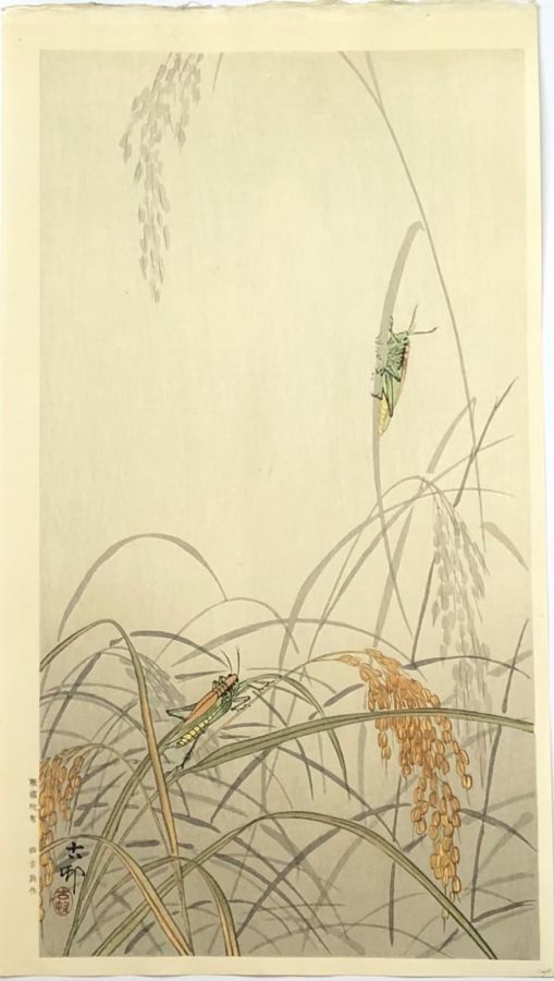 Ohara Koson - Grasshoppers