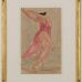 Abraham Walkowitz - Isadora Duncan dancing in a red dress