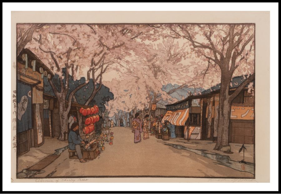 Hiroshi Yoshida - Avenue of Cherry Trees